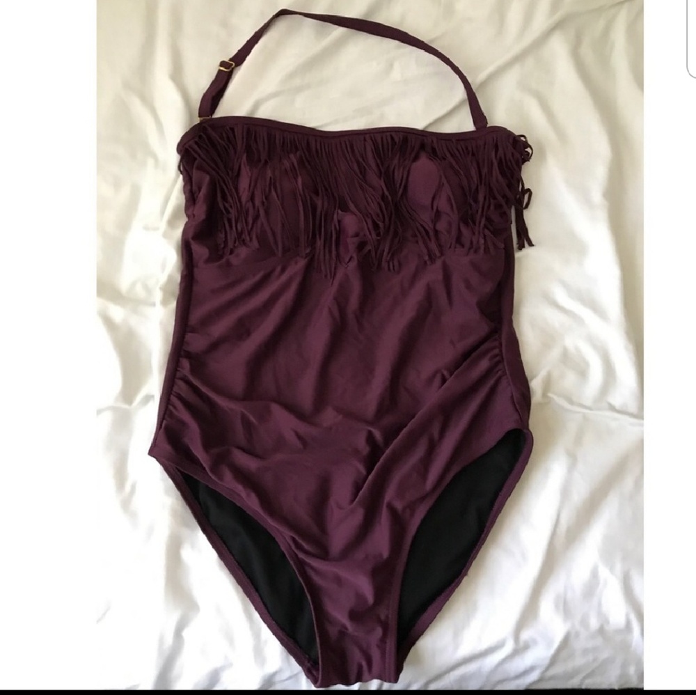 Fringe Bandeau Swimsuit